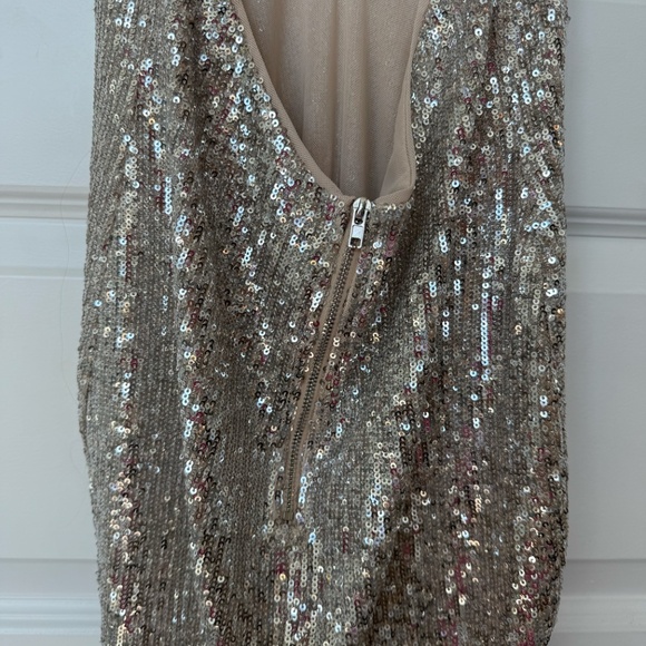 Fashion Nova Sequin Halter Neck Midi Party Dress Medium - Picture 6 of 7